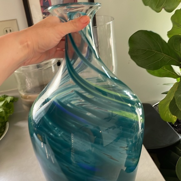 Large blown glass vase - Picture 2 of 6